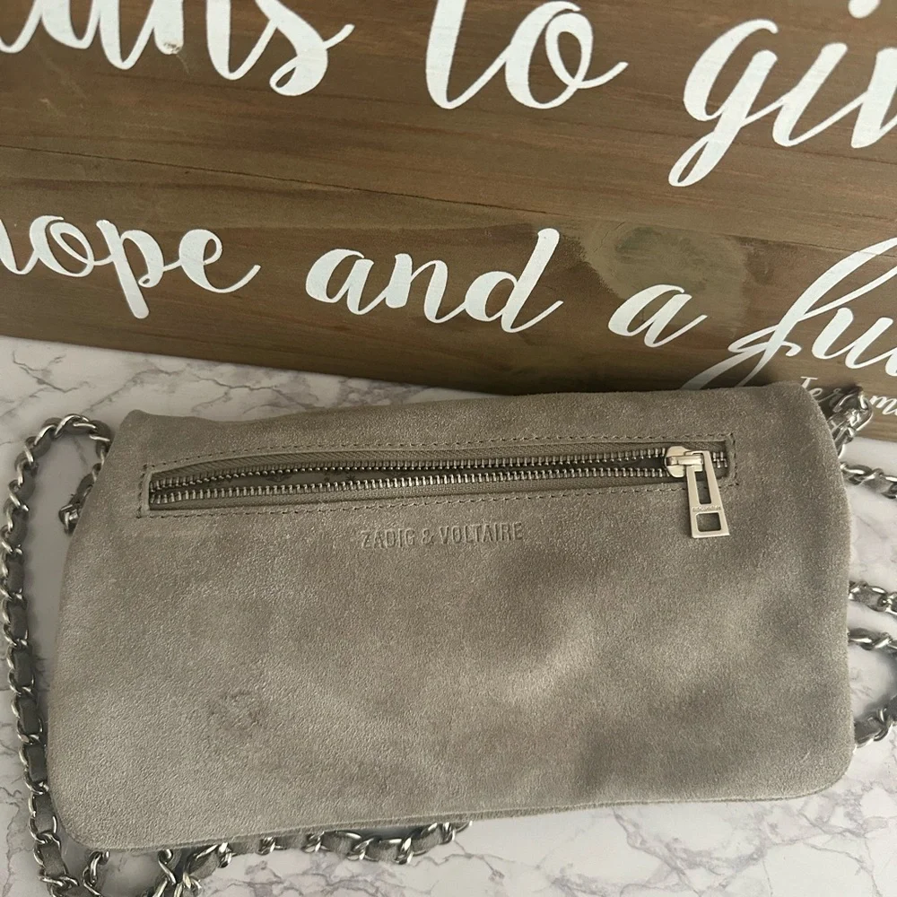 ZADIG & VOLTAIRE  SUEDE BAG - Picture 11 of 16